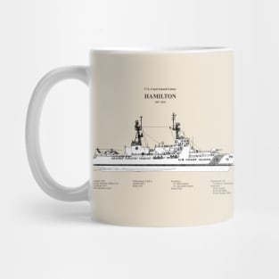 Hamilton whec-715 United States Coast Guard Cutter - ABDpng Mug